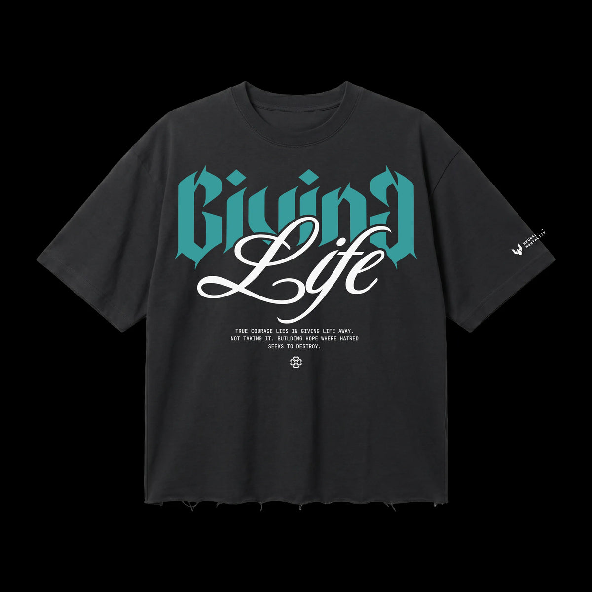 GIVING LIFE_240 GSM BOXFIT TSHIRT